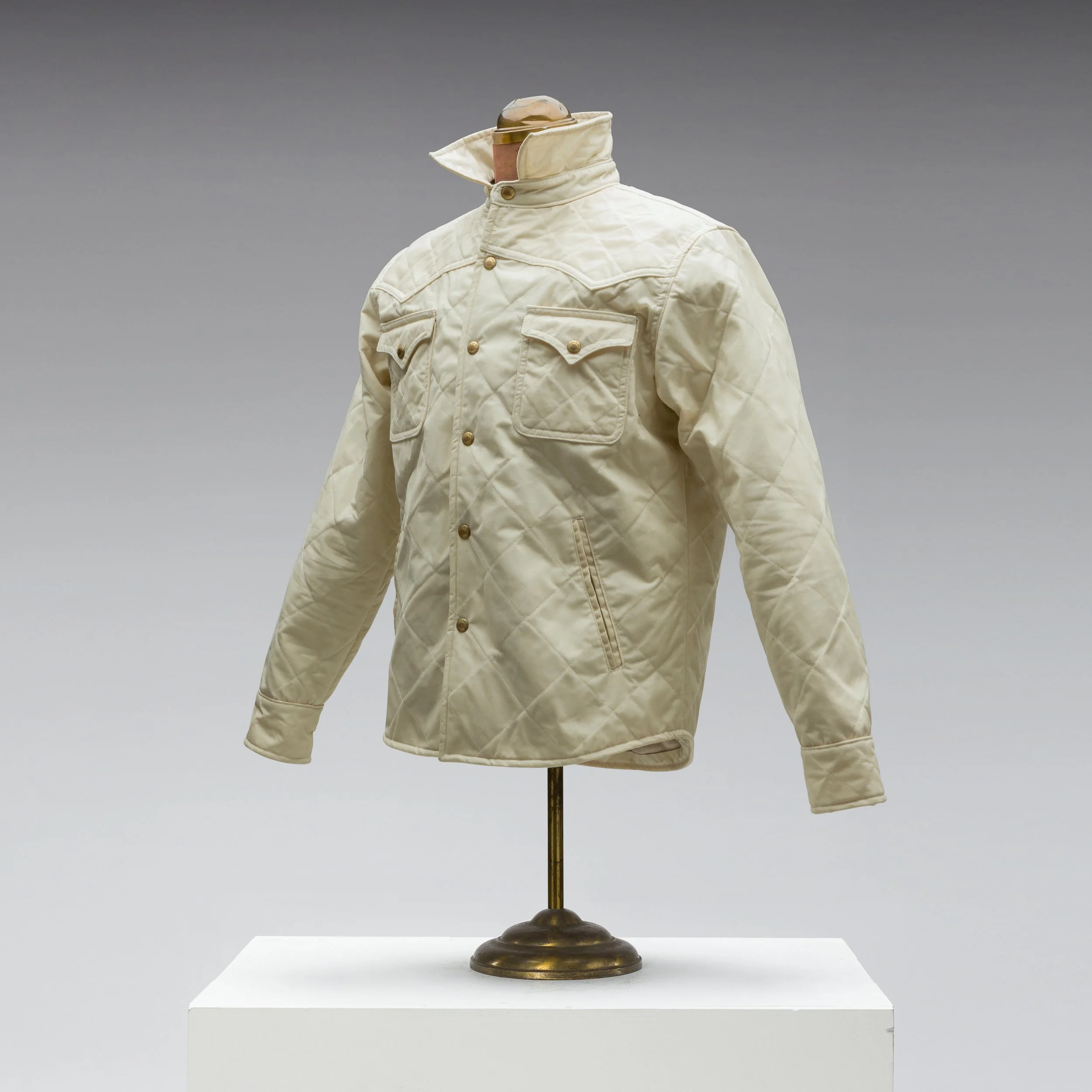 IVORY Wax Canvas Quilted by Hand - Ultimate Jacket! — Black